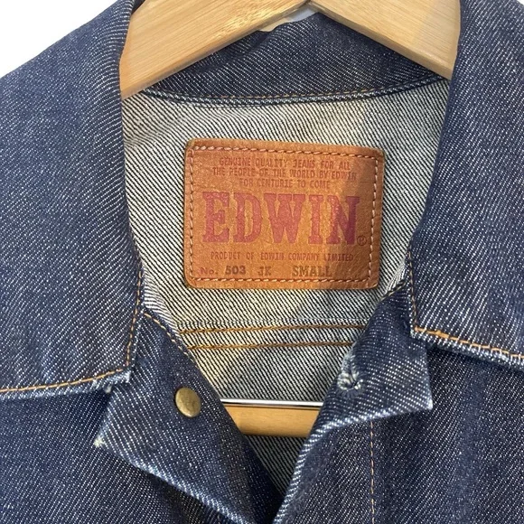 Vintage Edwin Denim Trucker Jacket - Made in Japan - Picture 3 of 3